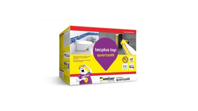 Argamassa polimérica Quartzolit Tecplus Top - AquaBlock