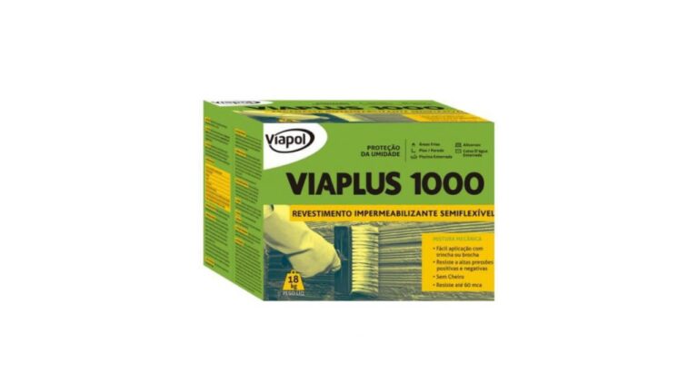 Argamassa polimérica Viaplus 1000 - AquaBlock