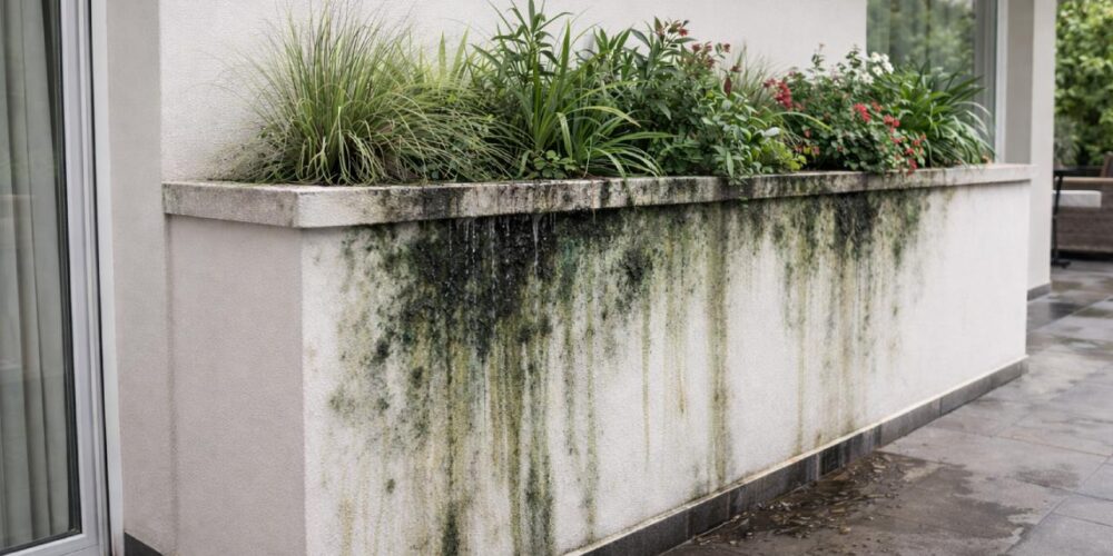 Como identificar se a infiltração da jardineira vem do solo, do ralo ou da parede - AquaBlock