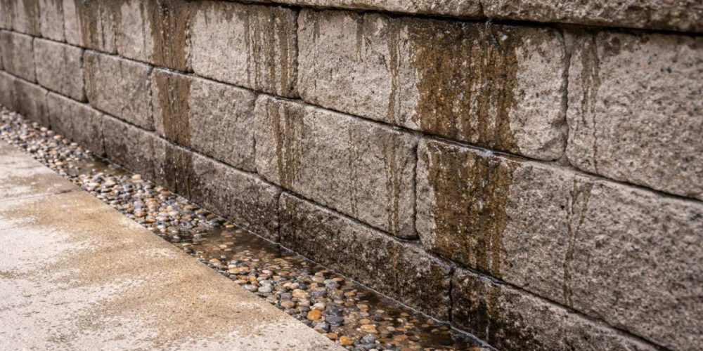 Muro de arrimo “suando”: o que a água do solo tem a ver com isso - AquaBlock